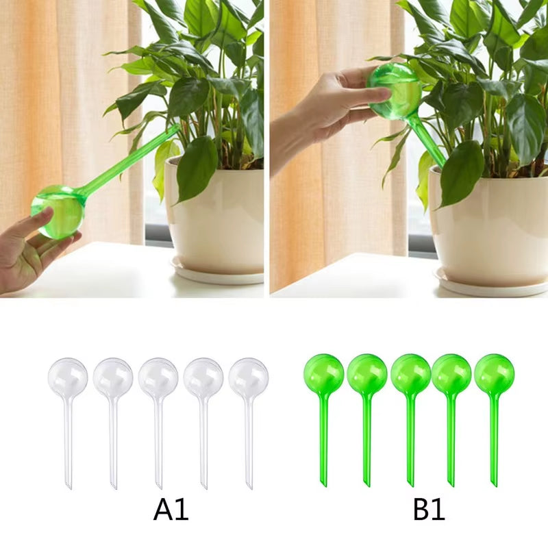 5/12Pcs Plant Watering Bulbs Automatic Self-Watering Globes Plastic Balls Garden Water Device Watering Bulbs for Plant Promotion