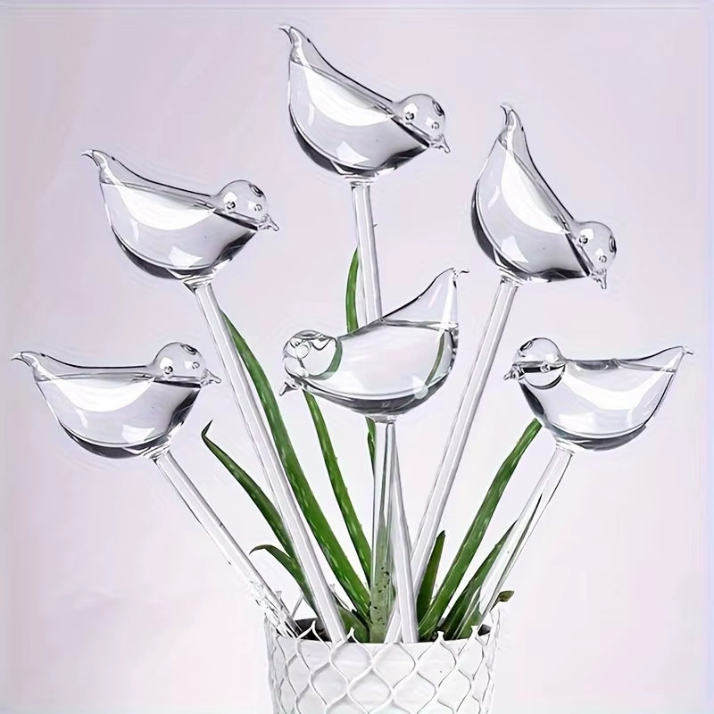 5 Packs Bird-Shaped Self-Watering Globes Perfect for Automatic Flower Watering and Home Garden Tools Drip Water Seepage Device